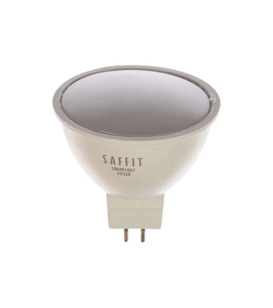 Лампа светодиодная SAFFIT SBMR1607 (55028) 7Вт 230В GU5.3 белый