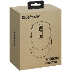 Мышь беспроводная Defender Vision MS-376 черный, 1600 dpi, радиоканал, Bluetooth, USB, кнопки - 4, фото6