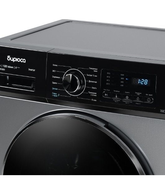 Стиральная машина Бирюса WM-SM610/08 S серебристый, загрузка фронтальная 6 кг, 1000 об/мин, класс: А+++