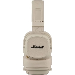 Беспроводные/проводные наушники Marshall Major V бежевый, накладные, Bluetooth + проводной, беспроводная зарядка, до 100 ч, фото2