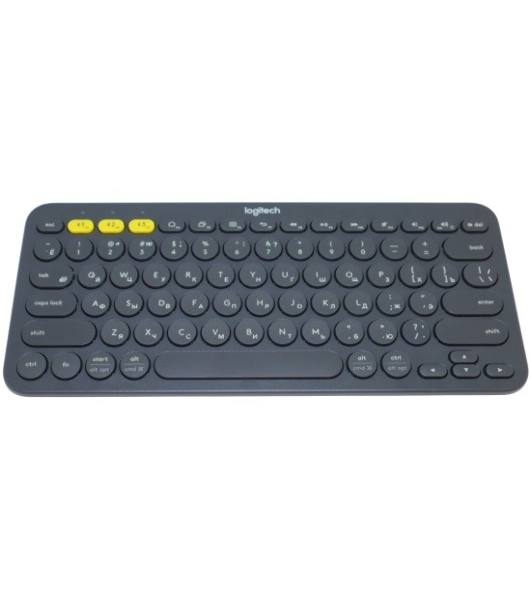 Клавиатура беспроводная Logitech K380 (920-007590) темно-серый (неоригинальная гравировка)