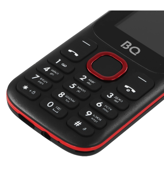 Мобильный телефон BQ 1848 Step+ черный/красный