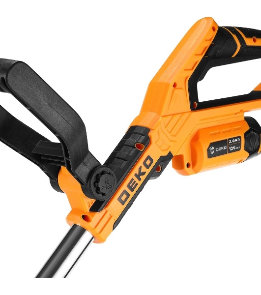 Триммер аккумуляторный Deko DKTR12V, 12 В, 2 Ач