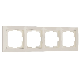 Рамка на 4 поста WERKEL (слоновая кость, basic) W0042003