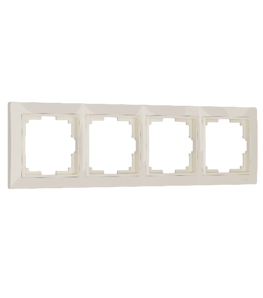 Рамка на 4 поста WERKEL (слоновая кость, basic) W0042003
