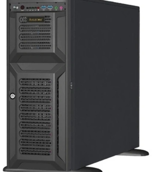 Серверный корпус 4U, ATX /E-ATX, Tower,8x3.5' hs+3x5.25'' int + 1x3.5'' SAS/SATA,12Gbps Backplane (for 3.5' HDD)including Rear Fan Module Kit*2, and converter cables for GPU AOC PWR; 2200W CPRS(1+1)