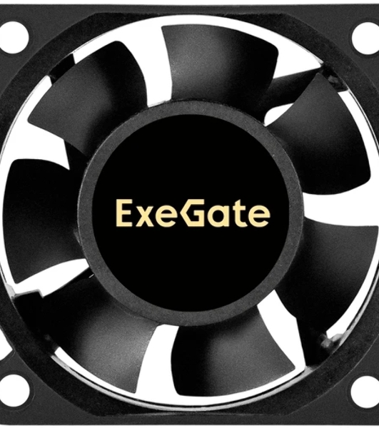Вентилятор корпусной ExeGate EP06025S2P-5, 60 мм, 4800 об/мин, 33 дБ, 2 pin, без подсветки