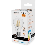 Лампа светодиодная филаментная Gauss Filament 9Вт цок.: E27 груша св. свеч. бел. теп. (упак.: 10 шт), фото4