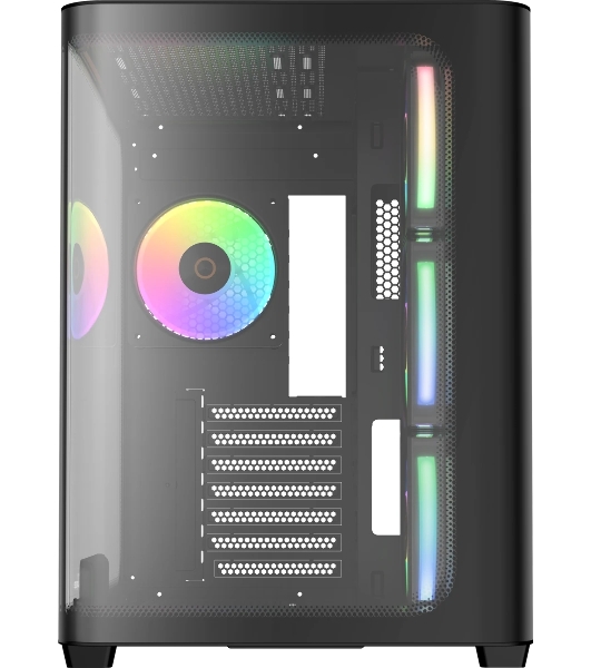 Компьютерный корпус Ocypus Iota C70 BK Curve ARGB Digital (Iota-C70-BKD400CD-GL)