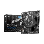 Материнская плата MSI PRO B760M-E DDR4, LGA 1700, Intel B760, 2xDDR4, 4xSATA, 1xM.2, 1xPCIe 4.0 x16, 1xPCIe 4.0 x1, 1xHDMI, 1xVGA, 1x1Gb LAN, 2xUSB-A 3.2 Gen 1, 4xUSB-A 2.0, 3x3.5 мм, 7.1, mATX, фото 1