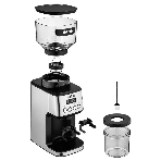 Кофемолка Kitfort КТ-790 180Вт сист.помол.:жернова вместим.:320гр нержавеющая сталь/черный, фото2