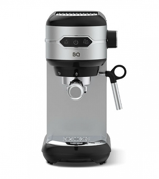 Кофеварка рожковая BQ CM3001 сталь-черный, исп. кофе - молотый, 1 л, 1450 Вт, 15 бар