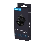 Наушники TWS Maxvi MHF-101BT UP черный, вкладыши, Bluetooth, сенсорное управление, до 4 ч, фото8