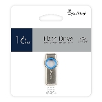 Флешка USB SmartBuy MC2 Metal Blue (SB016GbMC2), 16Gb, USB 2.0, R/W 25/15, синий/серебристый, фото2