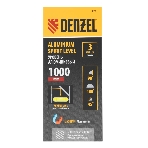 Уровень алюминиевый Denzel, магнит., фрезерованный, 3 глазка (1 зеркал.), 0,5 мм/м, 1000 мм, фото7