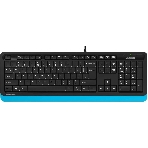 Комплект клавиатура+мышь A4Tech FStyler F1010 проводной, USB, 1600 DPI, чёрный/синий, фото11