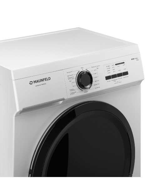 Стиральная машина Maunfeld MFWM127WH052 белый, загрузка фронтальная 7 кг, 1200 об/мин., класс: А+++