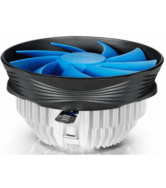 Кулер для процессора DEEPCOOL GAMMA ARCHER PRO V2 черный/синий, 120 мм, алюминий/медь, 1600 об/мин, 21 дБ, 4 pin, 110 Вт, 65.5 мм