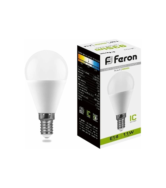 Лампа светодиодная Feron LB-750 11W 230V E14 4000K