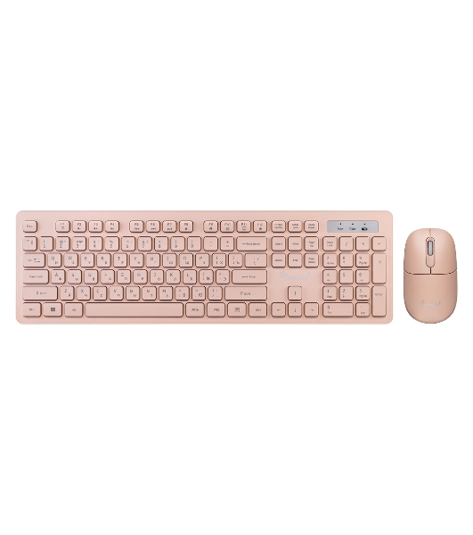 Комплект клавиатура+мышь Smartbuy 105AG беспроводной, USB, 1200 DPI, кремовый