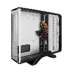 Компьютерный корпус MiniITX ExeGate MI-209 Black, miniITX/mATX, (M300, 80мм), 2хUSB, Audio, фото2