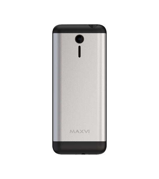 Мобильный телефон Maxvi X10i серебристый металлик