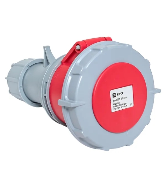 Розетка переносная EKF 2252 ps-2252-32-380 PROxima 3Р+РЕ+N 32А 380В IP67