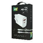 Сетевое зарядное устройство MORE CHOICE NC82a 1USB+1Type-C 3.0A PD 35W+QC3.0 для Type-C Type-C, белый, фото5
