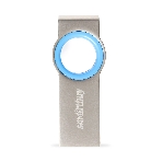 Флешка USB SmartBuy MC2 Metal Blue (SB016GbMC2), 16Gb, USB 2.0, R/W 25/15, синий/серебристый, фото 1