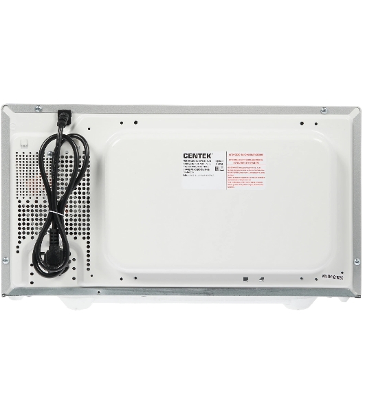 Микроволновая печь Centek CT-1588 серебристый, 25 л, 900 Вт, переключатели - кнопки, поворотный механизм