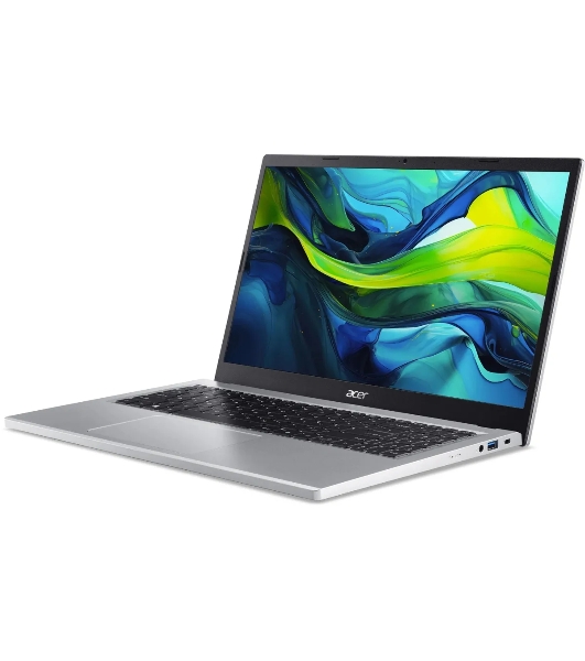 Ноутбук Acer Aspire Go 15 AG15-31P 15,6' FHD IPS i3-N305 8Gb SSD 256Gb Intel UHD Graphics Cam 50Вт*ч No OS Серебристый
