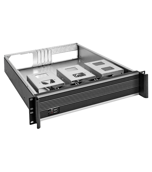 Серверный корпус ExeGate Pro EX284972RUS 2U450-09 (RM 19', высота 2U, глубина 450, БП 800ADS, 2*USB)