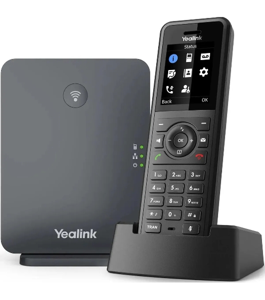 Телефон SIP Yealink W77P черный
