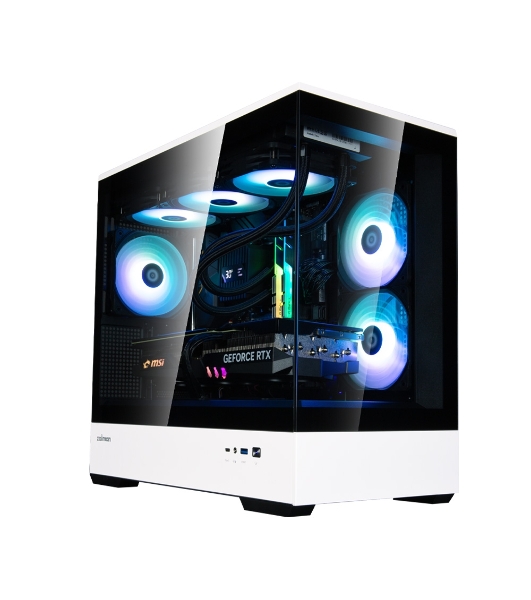 Компьютерный корпус ZALMAN P30 BW, MATX, BLACK/WHITE, WINDOW, 2x3.5', 3x2.5', 1xUSB TYPE-C, 1xUSB 3.0, SIDE 2x120мм ARGB, REAR 1x120мм ARGB