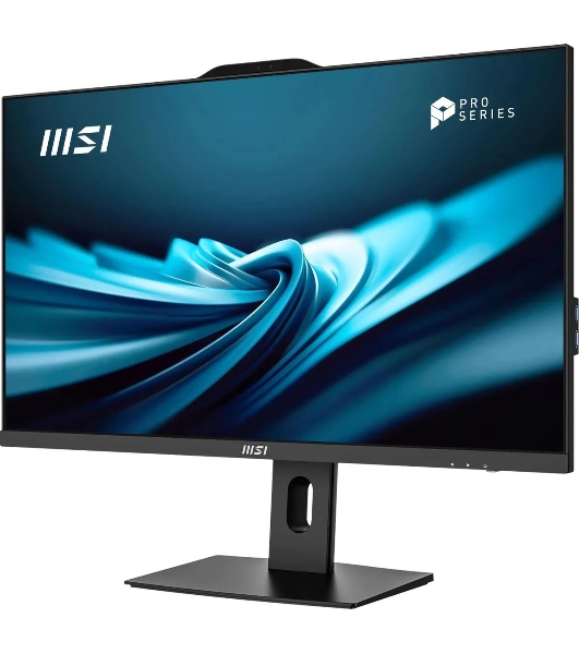 Моноблок MSI Pro AP272P 14M AiO 27' FHD(1920x1080)IPS AG Non-touch, Core i5-14400 (2.5GHz), 16Gb DDR5(1x16Gb), 512GB SSD M.2, Intel UHD, WiFi, BT, camera, WirelessKB&mouse Eng/Rus,Win11Pro Rus,1y war-ty, Blac (9S6-AF8321-801)