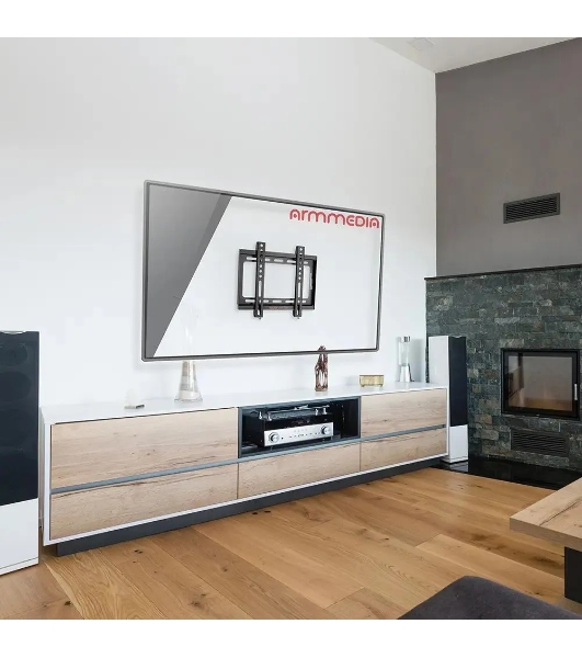 Кронштейн для LED/LCD TV ARM Media STEEL-5 черный, 15'-47', max 35 кг, 0 ст свободы, от стены 20 мм, VESA 200x200 мм