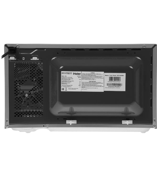 Микроволновая печь Haier HMB-DG208SA серебристый, 20 л, 800 Вт, переключатели - кнопки, поворотный механизм