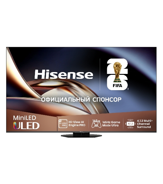 Телевизор Hisense 55' 55U8Q темно-серый Mini-LED UHD 120Hz Smart TV
