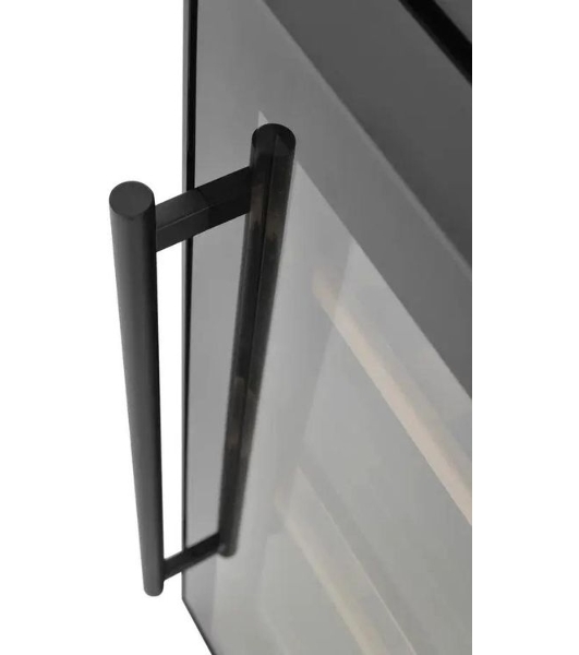 Винный шкаф ZÜGEL ZCWF331DB черный, 88 л, 2 отсека, 33 бут.