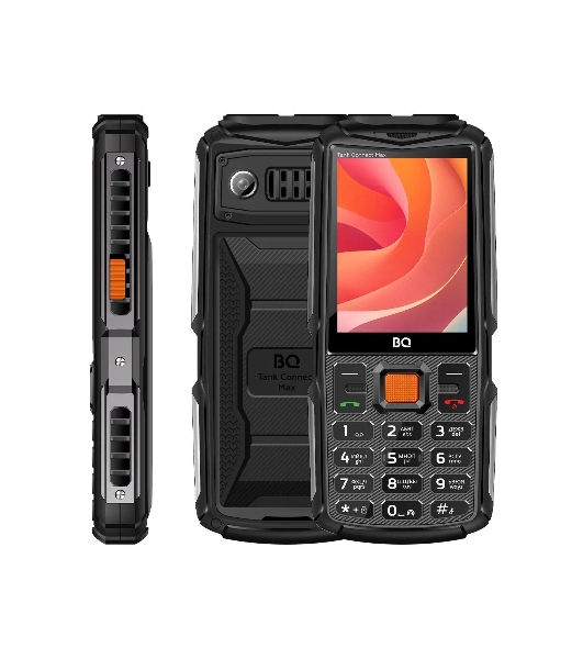 Мобильный телефон BQ 2830L Tank Connect Max черный/серый