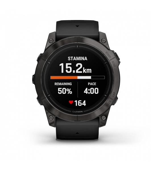 Умные часы Garmin Epix Pro Gen 2 Standard Edition, 1.4' AMOLED, ANT+, Bluetooth, GPS, NFC, Wi-Fi, 10 ATM, серый / черный