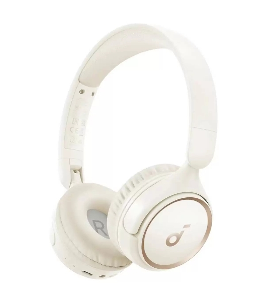 Беспроводные/проводные наушники Soundcore H30i белый, накладные, Bluetooth + проводной, складная конструкция, до 70 ч