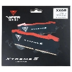 Оперативная память Patriot Viper Xtreme 5, DDR5, 48GB (2x24GB), 8200MHz, CL38, DIMM, с радиаторами, черный, фото3