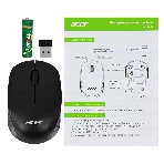 Мышь беспроводная Acer OMR020 черный, 1200 dpi, радиоканал, USB, кнопки - 3, фото7
