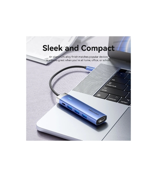 USB-разветвитель Vention TGESB, USB Type-C, USB/HDMI, USB Type-C