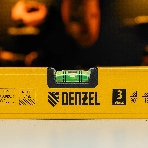 Уровень алюминиевый Denzel, магнит., фрезерованный, 3 глазка (1 зеркал.), 0,5 мм/м, 1000 мм, фото9