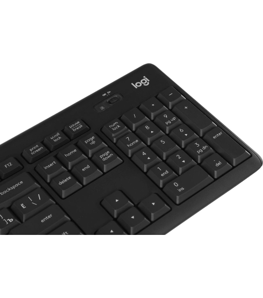 Комплект клавиатура+мышь Logitech MK295 беспроводной, USB, чёрный