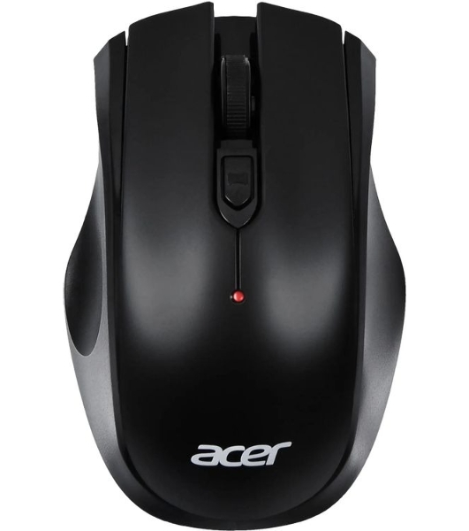 Мышь беспроводная Acer OMR030 черный, 1600 dpi, радиоканал, USB, кнопки - 4