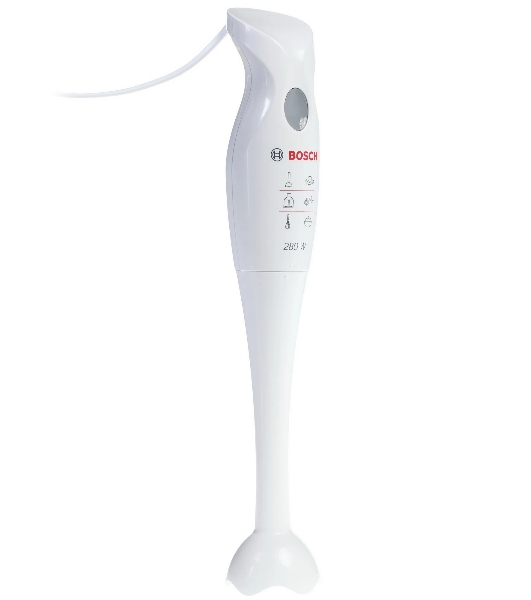 Блендер погружной Bosch MSM 6B100 белый, 280 Вт, 1 скорость