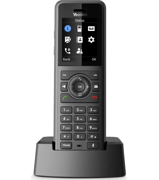 Телефон SIP Yealink W77P черный